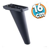 Mobilya Kanepe Sehpa Çekyat Tv Ünitesi Koltuk Ayağı 16 cm Siyah Baza Ayak