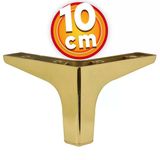 Mobilya Kanepe Sehpa Tv Ünitesi Koltuk Ayağı 10 Cm Altın Gold Baza Ayak 4 Adet