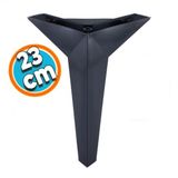 Mobilya Kanepe Sehpa Tv Unitesi Koltuk Ayagi 23 Cm Siyah Baza Ayak