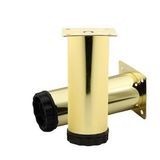 Mobilya Kanepe Sehpa Tv Ünitesi Koltuk Ayağı Ayarlanabilir 10 cm Gold Altın Metal Baza Ayak
