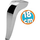 Mobilya Kanepe Tv Ünitesi Koltuk Ayağı 18 Cm Krom Konsol Ayakları