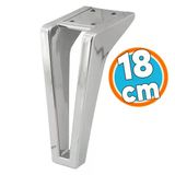 Mobilya Kanepe Tv Ünitesi Koltuk Ayağı 18 Cm Krom Renk Konsol Ayakları