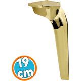 Mobilya Kanepe Tv Ünitesi Konsol Koltuk Ayağı 19 Cm Gold Altın Ayakları