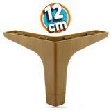 Mobilya Kanepe Yatak Sehpa Tv Ünitesi Baza Koltuk Ayağı Koyu Ceviz Renk 12 Cm Ayak