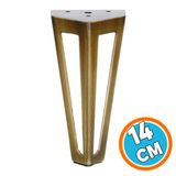 Mobilya Koltuk Baza Puf Kanepe Tv Ünite Masa Ayağı Ayakları Metal Ayak 14 Cm Antik Sarı