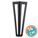 Mobilya Koltuk Baza Puf Sehpa Tv Ünite Masa Ayağı Ayakları Metal Ayakları 14 Cm Siyah