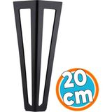Mobilya Koltuk Baza Sehpa Kanepe Masa Ayağı Metal Ayak 20 cm Siyah