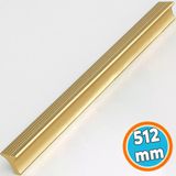 Mobilya Kolu Çekmece Dolap Kulpları Mutfak Dolabı Kapak Kulbu Lüks Altın Gold Metal 512 Mm Uzun Kulp