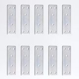 Mobilya Köşe Bağlantı Demiri 30X90 Mm 10 Adet Set Düz Metal Gönye Dolap Kitaplık Vestiyer Sabitleme