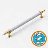 Mobilya Kulpu Mutfak Çekmece Dolap Dolabı Kapak Kulpları Kulbu Gold Altın 160 mm 16 cm Metal