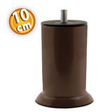 Mobilya Metal Kanepe Baza Koltuk Destek Ayağı M8 Civata Kahverengi Metal Ayak 10 Cm