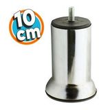 Mobilya Metal Kanepe Puf Baza Koltuk Orta Destek Ayağı M8 Civata Krom Metal Ayak 10 cm