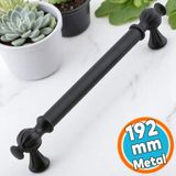 Mobilya Metal Kulp Mutfak Çekmece Dolap Dolabı Kapak Kulpları Kulbu Kulpu 192 Mm Siyah 192 Cm