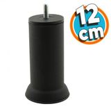 Mobilya Metal Yatak Kanepe Baza Koltuk Orta Destek Ayağı M8 Civata Siyah Metal Ayak 12 cm