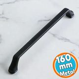 Mobilya Mutfak Çekmece Dolap Dolabı Kapak Kulbu Kulpları Kulpu Metal 160 Mm 160 Cm Siyah Kulp