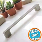 Mobilya Mutfak Çekmece Dolap Dolabı Kapak Kulbu Kulpu Kulpları (160 Mm - 16 Cm) İnox Metal