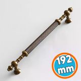 Mobilya Mutfak Çekmece Dolap Dolabı Kulpu Kulbu Kulpları Eskitme Antik Sarı Metal 192 Mm