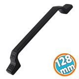 Mobilya Mutfak Dolabı Çekmece Dolap Kapak Kulpu Düz Metal Kulp Kulbu Kulpu 128 Mm Siyah