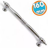 Mobilya Mutfak Dolabı Çekmece Dolap Kapak Kulpu Düz Metal Kulp Kulbu Kulpu 16 Cm-160 Mm Krom