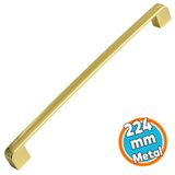 Mobilya Mutfak Dolabı Çekmece Dolap Kapak Kulpu Kulbu 224 Mm Metal Kulp Altın Oval Gold