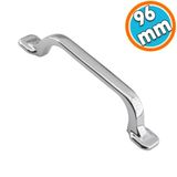 Mobilya Mutfak Dolabi Cekmece Dolap Kapak Kulpu Kulbu 96 Mm Krom Metal Kulp