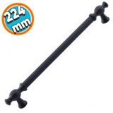 Mobilya Mutfak Dolabi Cekmece Dolap Kapak Kulpu Kulbu Siyah 224 Mm Metal Kulp