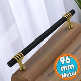 Mobilya Mutfak Dolabı Çekmece Dolap Kulpları Kapak Kulpu Kulbu Siyah Altın 160 Mm Metal Kulp 16 Cm