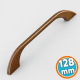 Mobilya Mutfak Dolabı Dolap Kulpu Kulbu Kulpları 128 mm - 12.8 cm Eskitme Antik Bakır Metal
