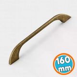Mobilya Mutfak Dolabı Dolap Kulpu Kulbu Kulpları 160 Mm - 16 Cm Eskitme Antik Sarı Metal