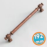 Mobilya Mutfak Dolabı Dolap Kulpu Kulbu Kulpları Eskitme Antik Bakır Düz Metal 192 mm 19.2 cm