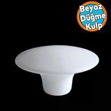 Mobilya Mutfak Dolap Dolabı Çekmece Kulpu Kulbu Plastik Dış Bükey Kulp Beyaz Renk