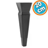 Mobilya Oturma Grubu Kanepe Sehpa Tv Unitesi Koltuk Ayagi Baza Ayaklari Mat Siyah 20 Cm