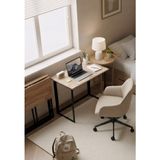 Mobilya Pratik Farden Katlanabilir Pratik Çalışma Masası Bilgisayar Masası Ofis Ders Yemek Masası 80x45cm - Ahşap - 80 x 45 x 74 cm