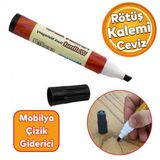 Mobilya Rotus Kalemi Ahsap Masa Sehpa Dolap Kalemi Cizik Giderici Catlak Kapatici Kahverengi Ceviz
