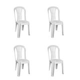 MOBİLYA SARAYI 4'LÜ PLASTİK BAHÇE BALKON SANDALYESİ