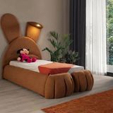 Mobilya Stant Most Bunny Tek Kişilik Karyola Sahara Dune Kumaş 120X200 Cm. Yatak Içindir (Evinize Teslim) - 120 x 200 cm - Bej