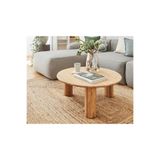 Mobilya Stant Most Sahara Orta Sehpa %100 Ahşap Açık Ceviz (85X85)(EVİNİZE TESLİM)