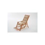 Mobilya Stant Most Sunbed Şezlong Su Bazlı %100 Ağaç Outdoor Bej Kumaş Silikon Dolgu (Evinize Teslim)