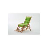 Mobilya Stant Most Sunbed Şezlong Su Bazlı %100 Ağaç Outdoor Yeşil Kumaş Silikon Dolgu (Evinize Teslim)