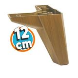 Mobilya Yatak Kanepe Sehpa Çekyat Baza Tv Ünitesi Koltuk Ayağı Ahşap Desenli Koyu Ceviz 12 cm Ayak