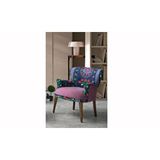 Mobilyabazari Etnik Desen Mor Çay Seti Tekli Koltuk, Berjer (salon, Balkon, Cafe Ofis)