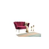 mobilyabazari Inci Bordo Çay Seti Ikili Koltuk,kanepe (SALON, BALKON, OFİS, BAHÇE, CAFE)