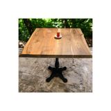 mobilyacın CAFE MASA Ahşap Kütük Masa ASLAN AYAK KARE 70x70