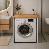 Mobilyacın Çamaşır Makinesi Kapaksız Banyo Dolabı - Atlantik Çam
