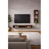 mobilyacın Dekoratif Duvar Rafı - Tv Ünitesi 2 Parçalı Barok 130x90