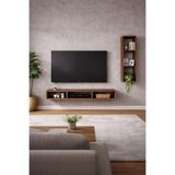 mobilyacın Dekoratif Duvar Rafı - Tv Ünitesi 2 Parçalı Barok 150x90