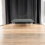 Mobilyacın Yer Sofrası Mutfak Sofrası Gri Mermer Kolay Taşınabilir 60 X 100 Cm Balkon Sofra gri mermer
