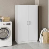 Mobilyanı Tasarla Tamamı Mdf 2 Kapaklı Çok Amaçlı Banyo Dolabı Garaj Dolabı
