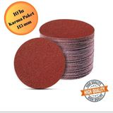 mobilyap 10 Adet Cırt Zımpara Kağıdı El Zımparaları Seti 115 mm Avuç Içi Spiral Taşlama Karma Paket - Kırmızı
