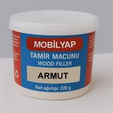 Mobilyap Armut Ahşap Mobilya Parke Tamir Dolgu Macunu Çatlak Çizik Giderici Kullanıma Hazır 220 gr